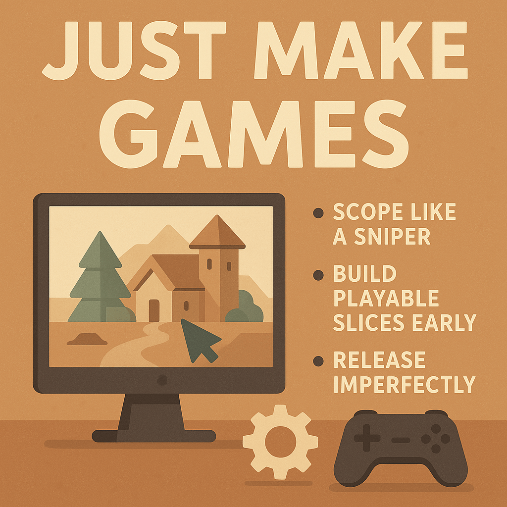 Just Make Games: The Power of Finishing What You&nbsp;Start